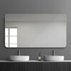 Bathroom Vanity Mirror, Wall Mounted Mirror For Bathroom Anti-Fog Waterproof - Clear - Image 2