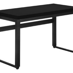 Computer Desk, Home Office, Standing, Adjustable, Laptop, Contemporary - Black