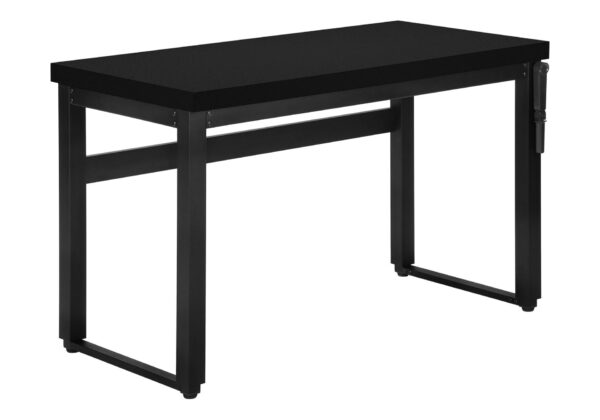 Computer Desk, Home Office, Standing, Adjustable, Laptop, Contemporary - Black