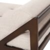 Modern Chaise Lounge With Button Tufting And Bentwood Structure - Beige - Image 9