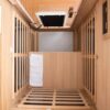 1 Person Far Infrared Standard Indoor Sauna Room - Red Cedar - Image 5