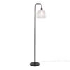Metro - Contemporary Floor Lamp - Oil Bronze / Clear Seeded - Image 2