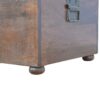 Linen Storage Trunk - Chestnut / White Linen - Image 5