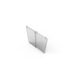 Frameless Shower Door, Sliding Shower Door, Premium 5 / 16" (8 Mm) Thick Tempered Glass Shower Enclosure With Towel Bar, Double Side Easy Clean Coat, Finished With Buffer - Brushed Nickel - Image 21