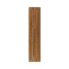 Zion - Industrial Wood And Metal Rectangular Bench With Faux Live Edge Design - Teak - Image 6
