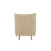 Hi Back Accent Chair - Light Brown - Image 3