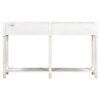 Hearth & Haven Daniel - Console Table With 2 Storage Drawers And Bottom Shelf For Living Room Entryway - Ivory - Image 8