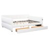 Queen Platform Bed With USB, 2 Drawers - White - Image 3