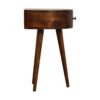 Semi Circle Nightstand - Chestnut - Image 5