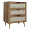 3 Drawer Cabinet, Suitable For Bedroom, Living Room, Study - Walnut - Image 5