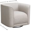 Brella - Swivel Accent Chair - Tan - Image 6