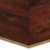 Abba - Square Coffee Table - Cognac Brown - Image 5