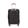 5 Piece Set (20"24"28 +A Travel Bag And A Toiletry Bag), Pp Hardshell Carry On Luggage Set With Tsa Lock Carry On Suitcase Luggage Durable Suitcase - Black - Image 21