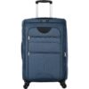 Softside Luggage Expandable 3 Piece Set Suitcase Upright Spinner Softshell Lightweight Luggage Travel Set - Dark Blue - Image 16