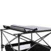 Folding Outdoor Table With Carrying Bag, Lightweight Aluminum Roll-Up Square Table For Indoor, Outdoor Camping, Picnics, Beach, Backyard, Bbq, Party, Patio - Black - Image 12