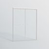 Double Sliding Shower Door, Semi Frameless Bypass Bathroom Sliding Door With 1 / 4" (6Mm) Tempered Glass For Walk In Shower - Brushed Nickel - Image 12