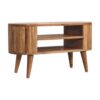 Stripe Media Unit - Oak - Image 3