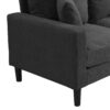 Modern Upholstered 2 Piece Sofa Set, Comfy Corduroy Living Room Furniture - Dark Gray - Image 16