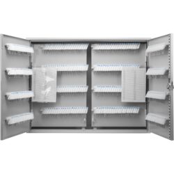 480 Keys Key Cabinet With Key Lock White Tags - Gray