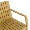1 Piece Indoor / Outdoor 3 Seater Sofa, UV Resistant, Waterproof And Durable - Brick Yellow - Image 5