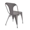Austin - Industrial Dining Chair (Set of 2) - Matte Gray - Image 4