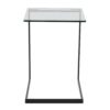 Zenn - Contemporary End Table - Black / Clear - Image 5