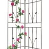 2 Pack Metal Garden Trellis Rustproof Trellis For Climbing Plants Outdoor Flower Support - Brown - Image 15