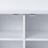 Entryway Bench With Coat Rack, 3 In 1 Design And Adjustable Shelves, Hall Tree With 7 Hooks For Entrance, Living Room - White - Image 20