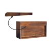 Lunar - 2 Drawer Floating Nightstand - Chestnut - Image 8