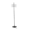 Daniella - Salon Contemporary Floor Lamp - Black / White - Image 5