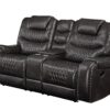 Braylon - Recliner Loveseat With Cupholder Console - Brown - Image 5