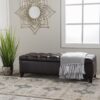 Nebulous - Upholstered Ottoman With Storage And Diamond Tufted Seat - Brown - Image 5