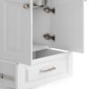 Lawrence - Laundry Cabinet & Faucet And Stainless Steel Sink - White - Image 5