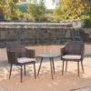 Kenneth - 3 Pieces Chat Set Outdoor Furniture - Brown Multi - Image 6