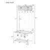 Hall Tree With 6 Hooks And Hinged Lid, Coat Hanger, Entryway Bench, Storage Bench, 3 In 1 Design, For Entrance, Hallway - White - Image 21