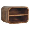 Floating Open Curve Nightstand - Oak - Image 8