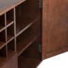 Draper - Mid Century Sideboard Buffet And Wine Rack - Medium Auburn Brown - Image 6