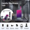 Hardshell Luggage Sets 3 Piece Gradient Color Expandable Suitcase With Spinner Wheels And Tsa Lock Lightweight 20" 24" 28" Available - Purple / Pink - Image 18