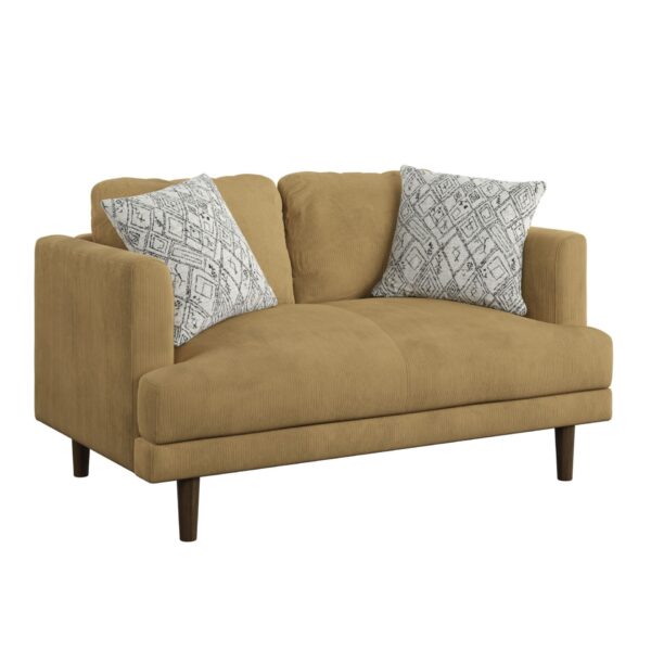 Jurie - Loveseat - Yellow
