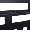 Outdoor / Indoor Privacy Screen Metal Privacy Screen, Freestanding Decorative Privacy Screen For Deck Balcony - Black - Image 9