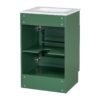 20" Bathroom Vanity With Sink, Freestanding Cabinet With Door Shelf And Adjustable Shelf, And Ceramic Construction - Green - Image 18