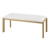 Fuji - Contemporary Bench - Gold / White - Image 3