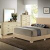 Queen Bed For Relaxed Spaces Casual - Beige - Image 2