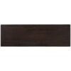 Retro Design Console Table With Two Open Shelves, Pine Frame And Legs For Living Room - Espresso / Beige - Image 9