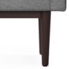 Scott - Small Ottoman Bench - Pewter Gray - Image 5