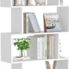 5 Layer Simple Household White Bookshelf - Cream White - Image 3