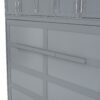 Full Size Murphy Wall Bed With Top Cabinets Space Saving - Gray - Image 8