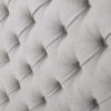 Queen Size Headboard With Button Tufting - Light Gray - Image 7