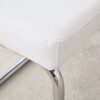 Modern Shoe Changing Stool With Metal Legs For Various Rooms - White - Image 10