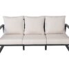 3 Seat Sofa With Rectangular Coffee Table, American Cloth Cushion Tino Tino - Milky White - Image 3